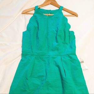 NWT Lauren James Landry Solid Dress in Lagoon